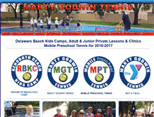 Tablet Screenshot of martygodwintennis.com